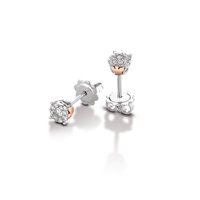 Ohrringe Roberto Giannotti Dame La Luce Degli Angeli in Weißgold Diamante 0.3 Ct LUX07 - LUX07